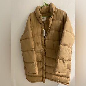 Thread and supply puffer coat, XL NEW WITH TAGS